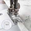 Yuerme 3Pcs Narrow Rolled Hem Foot, 3/4/6 mm Sewing Rolled