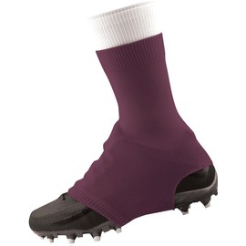 TCK Football Spat Cleat Covers (Maroon, X-Large)