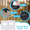 24-Pack Vertical Blinds Repair Kit: 12 Adhesive Tabs + 12