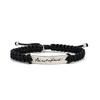 Be Not Afraid Bracelet Silver and Black