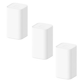 Felimoa Toothpick Case, One-Touch Cotton Swab Holder, Press Type, Tabletop, Set of 3