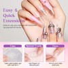 MIZHSE Solid Builder Gel for Nails, 60g Large Capacity Clear