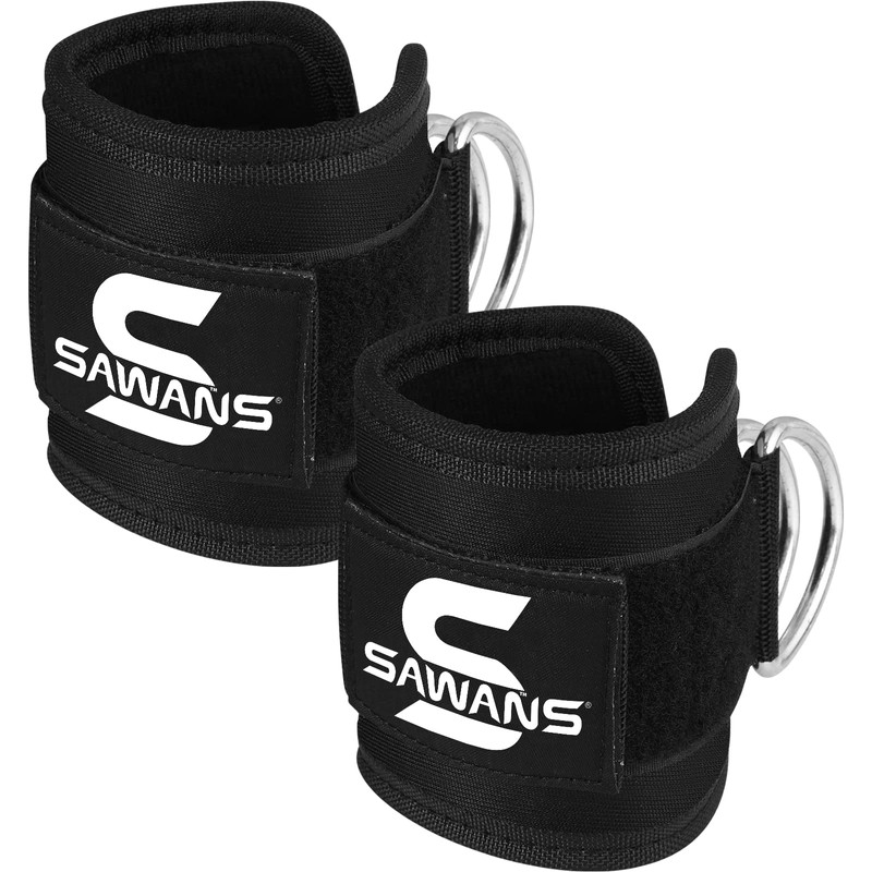 SAWANS Ankle Straps for Cable Machine Attachments Gym Ankle Cuffs