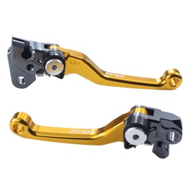 TIRGE Motorcycle CNC Foldable Pivot Clutch Brake Lever Handle for RMZ250 RM 250 2005 2006(L61r62g)
