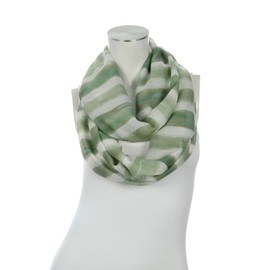 Majea Loop Scarf Women's Tube Scarf Neckerchief Narrow Loop Scarf (880050), Green 18