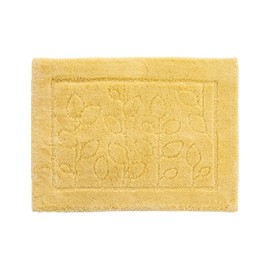 OKA Easy Dry Fine Approx. 19.7 x 27.6 inches (50 x 70 cm), Yellow (Water Absorption, Quick Drying, Antibacterial, Odor-Resistant, Anti-Slip, Washable, Easy to Clean)