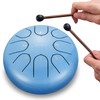 Steel Tongue Drum, LEKATO 6 Inch 8 Notes Tongue Drum