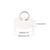 sourcing map Rubber Sink Plug, White Drain Stopper Fit 1-5/8"