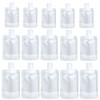 15 Pieces Travel Size Refillable Empty Squeeze Pouch,Refillable Travel Bottles