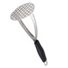 Joyoldelf Heavy Duty Stainless Steel Potato Masher, Professional Integrated Masher