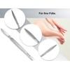 Professional callus scraper, blunt scalpel cream scraper, stainless steel, callus