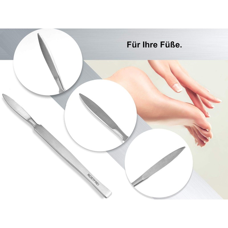 Professional callus scraper, blunt scalpel cream scraper, stainless steel, callus