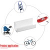 Blulu 4 Pieces Wall Mount Ladder Wall Wheelbarrow Hanger Steel