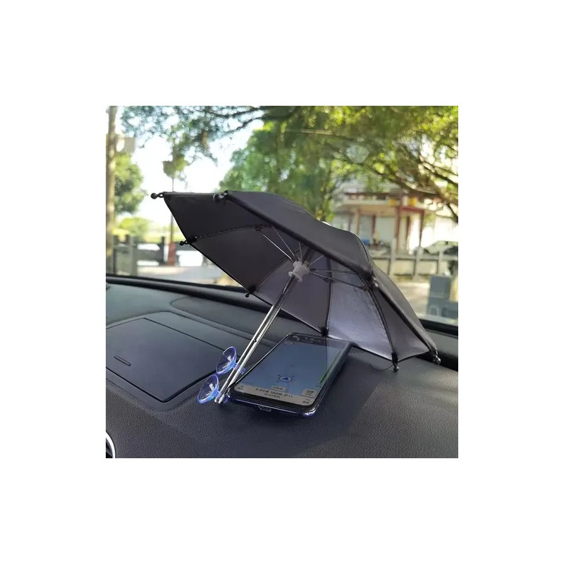 Soporte Para Sombrilla Para Teléfono Celular Para Auto Negro