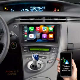For Toyota Prius 2010-2015 Apple Carplay Car Stereo Radio Android12 Navi GPS JBL
