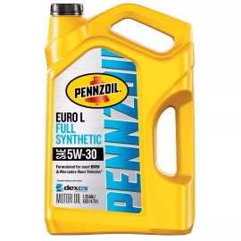 Pennzoil Platinum Euro L Full Synthetic 5W-30 Motor Oil, 5 Quart