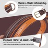 Thick Leather Dog Collar,Heavy Duty Genuine Leather, Reflective and Adjustable,Soft