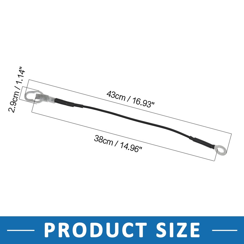 A ABSOPRO Car Truck Tailgate Tail Gate Cables for Mazda