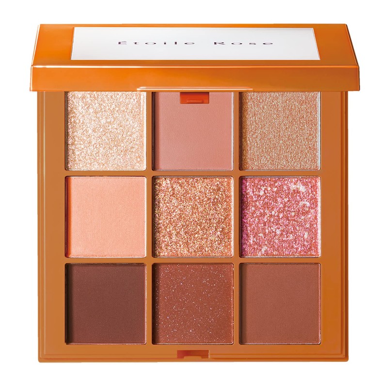 Ideal Etoile Rose 9 Colors Eyeshadow 03 Blood Orange 1pcs