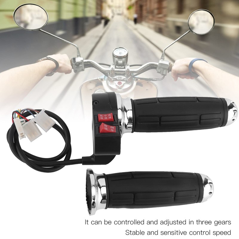 Throttle Grip, 1Pair 3 Speed Control 22mm Electric Scooter Wire