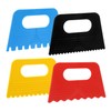 4 Pcs Paint Texture Tools, Plastic Paint Scraper Supplies Kit,