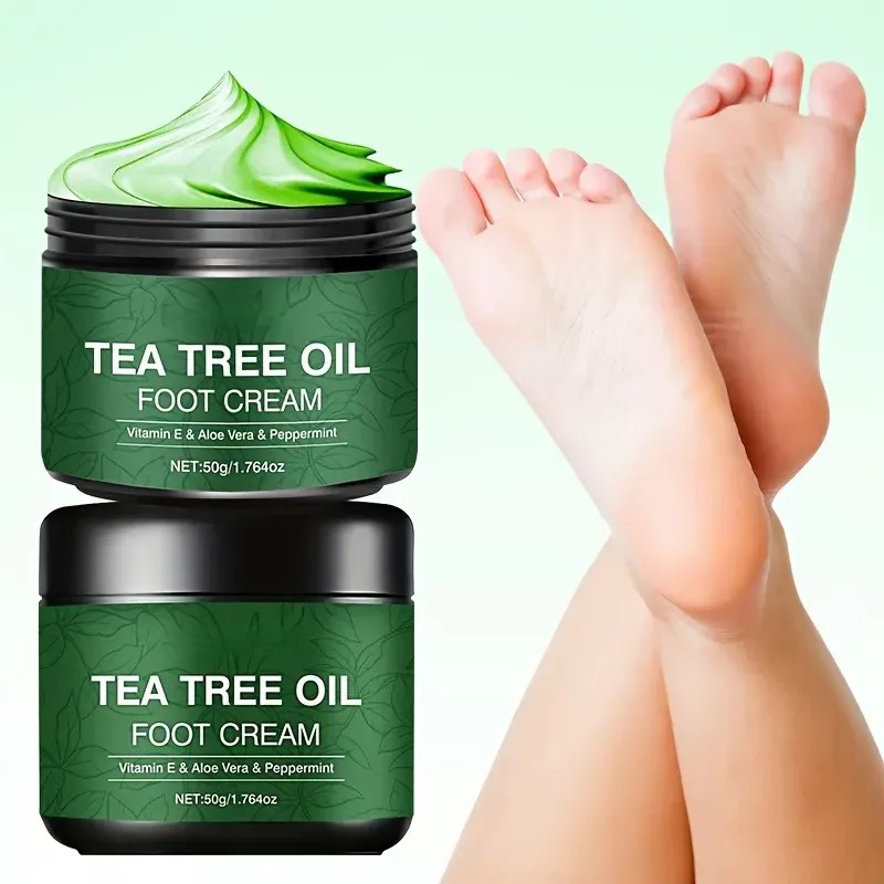 2 Piezas Crema Para Pies Natural Hidratante Duradera