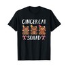 Christmas Gingercat Squad Cat Gingerbread T-Shirt