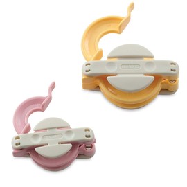 clover Pom Maker: Small, Other, Pink/Yellow/Off White