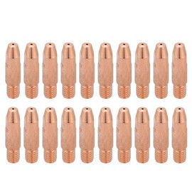 Copper Tips for Binzel 24KD MIG/MAG Welding Torch 0.8/1.0/1.2mm 0.031/0.039/0.047 inch 20 Pcs(0.8mm/0.031 in)