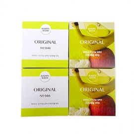 Happy Bath Original Soap (90gx4P) Really moisturizing soap Happy Bath Soap 2ea