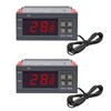 UMLIFE 2 Pack STC-1000 AC 10A 110V-220V All-Purpose Digital LED