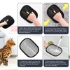 TOPZFL 2 Stück Tierhaarentferner Handschuh,Wiederverwendbare Haarentfernungshandschuh,2025 New Fell Magnet Handschuh,für