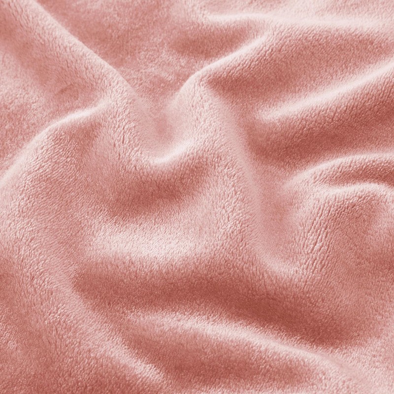 MOONLIGHT20015 Fleece Blanket Throws for Sofas - 400 GSM Pink