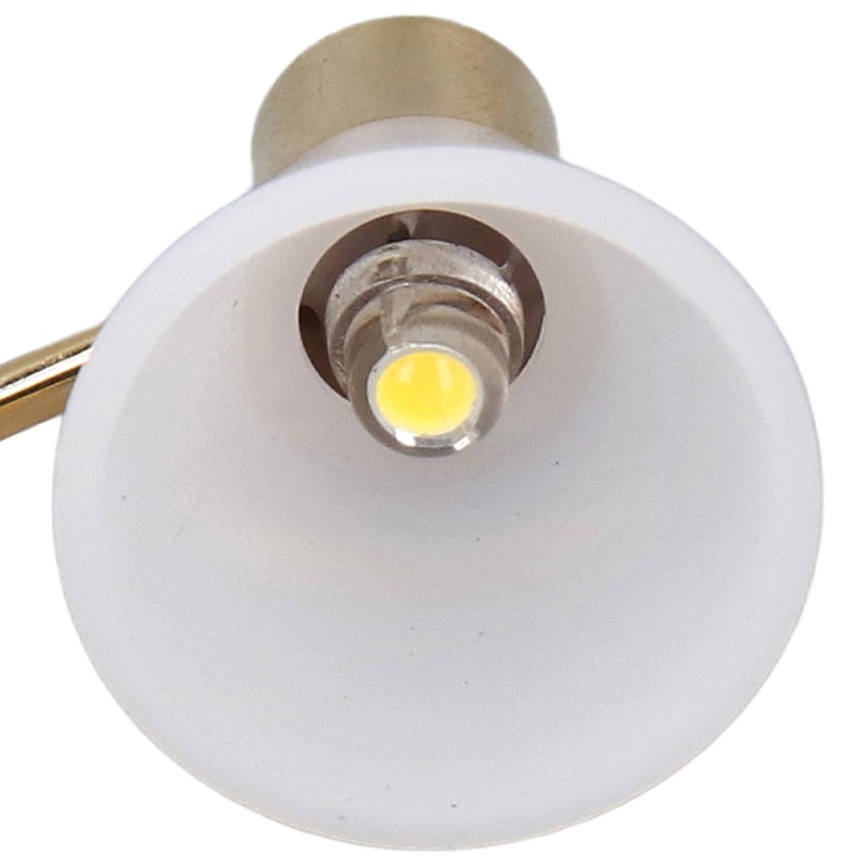 1:12 Scale Dollhouse Table Lamp LED Micro Metal Dollhouse Miniature