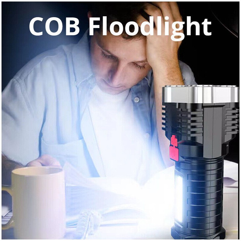 GEARGADGET Super Bright LED Torch Flashlight Tactical Camping Outdoor Lamp