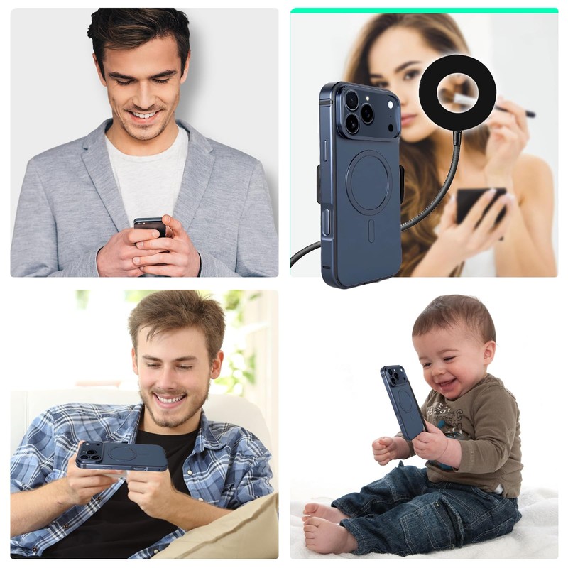 New Aluminum Frame Metal Bumper Magnetic Backplate Frame Hard Case