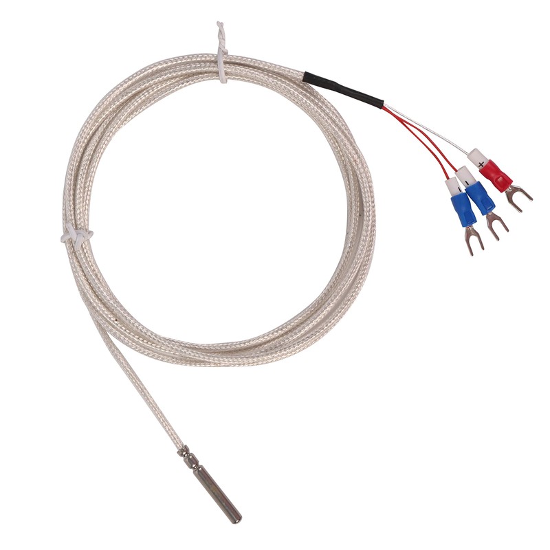 RTD Pt100 Temperature Sensor Probe, Jaybva Waterproof Stainless Steel Thermistor