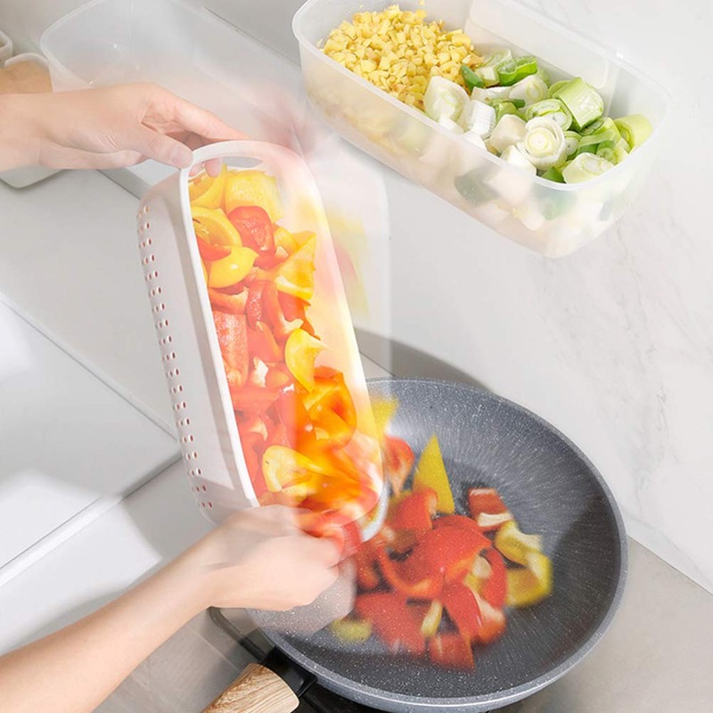 UPKOCH Rinsing Bowl 2-in-1 Multi-Function Kitchen Colander Filter Bowl Set