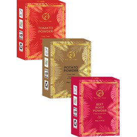 Nuerma Science 100% Natural Tomato Powder, Potato Powder & Beetroot Powder For Face Pack (300 GM)