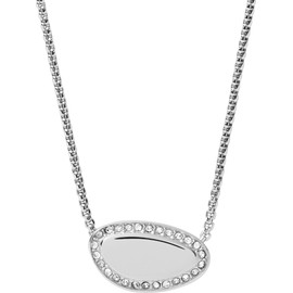 Skagen Women's Stainless Steel Necklace with Lobster Clasp, Sparkly, Stainless Steel, No Gemstone