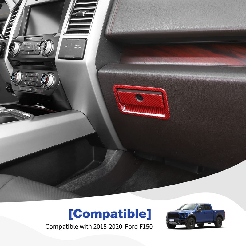 PDKLIN for F150 Glove Box Latch Handle Cover Trim Compatible