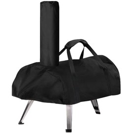 Pizza Oven Cover for BIG HORN, Outdoor Camping Pizza Oven Protective Cover with Chimney Heavy Duty Waterproof Weather Resistant Dust-Proof Grill Oven Cover