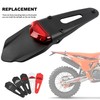 ABCERRSI Motorcycle Rear Fender Brake Tail Light,Dirt Bike 12V LED