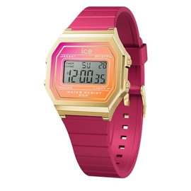 Ice-Watch - ICE Digit Retro Sunset Women's Watch with Plastic Strap (Small), fuchsia, Strap.