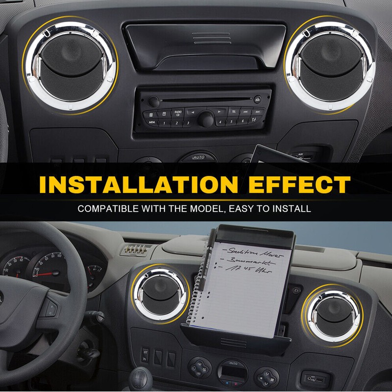 Interior Dash Air Vent Cover Enhance Ventilation Long Lasting 8200212480