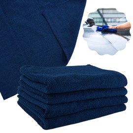 SRV Hub Pack of 5 Microfiber Drying Towels 60cm | Rapid Dry Wash Car Cleaning Cloths | Scratch Free Dish Cloths, Multipurpose Cleaning Towels for House, Washable Cloth Duster for Kitchen