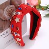 4 th of July Headband for Women American Flag Knottted