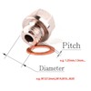Sensor Adapter, M18 X 1.5 to 1/8 NPT Thread Exhaust