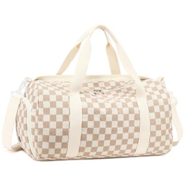 BLUBOON Duffle Bag Girls Kids Cute Gym Bag with Shoes Compartment & Wet Separation Waterproof Sports Overnight Travel Bag