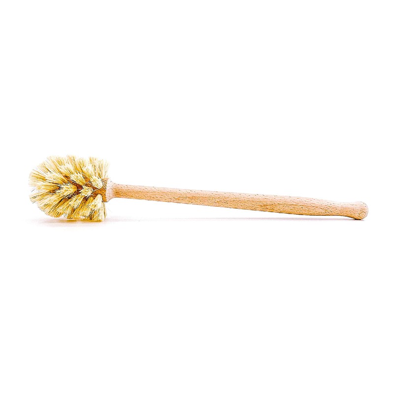 husMait Bottle Brush with Extra Long Wood Handle and Strong